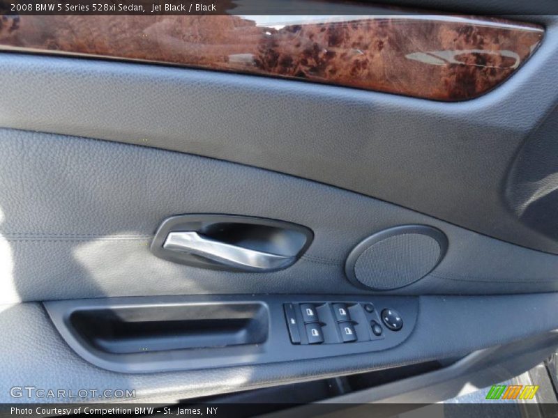 Jet Black / Black 2008 BMW 5 Series 528xi Sedan