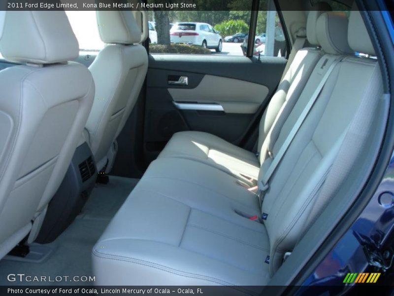 Kona Blue Metallic / Medium Light Stone 2011 Ford Edge Limited