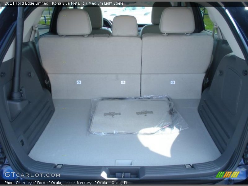 Kona Blue Metallic / Medium Light Stone 2011 Ford Edge Limited