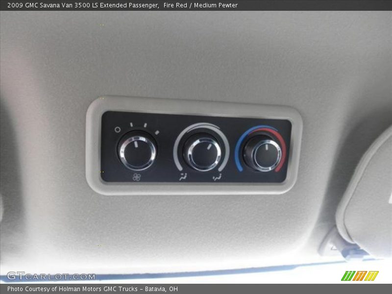 Fire Red / Medium Pewter 2009 GMC Savana Van 3500 LS Extended Passenger