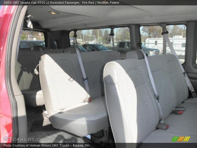 Fire Red / Medium Pewter 2009 GMC Savana Van 3500 LS Extended Passenger