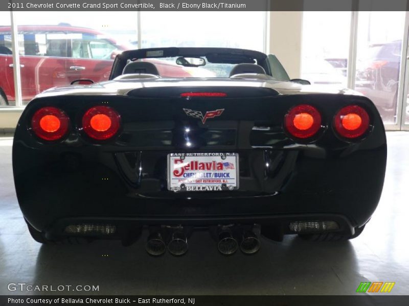 Black / Ebony Black/Titanium 2011 Chevrolet Corvette Grand Sport Convertible