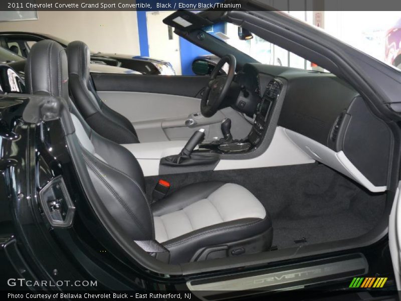 2011 Corvette Grand Sport Convertible Ebony Black/Titanium Interior