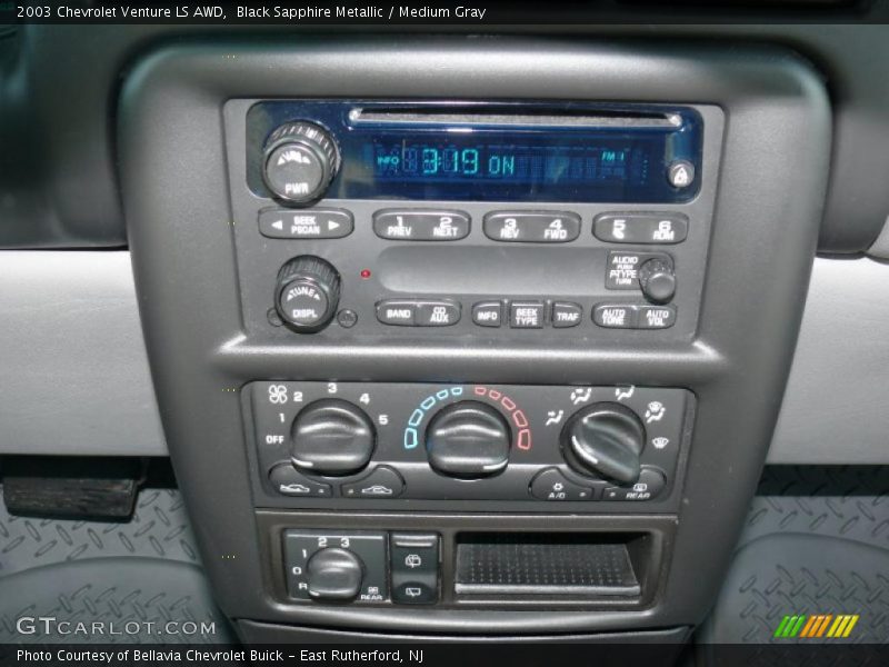 Controls of 2003 Venture LS AWD