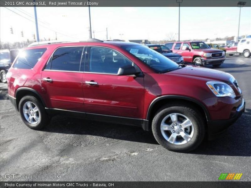 Red Jewel Tintcoat / Ebony 2011 GMC Acadia SLE