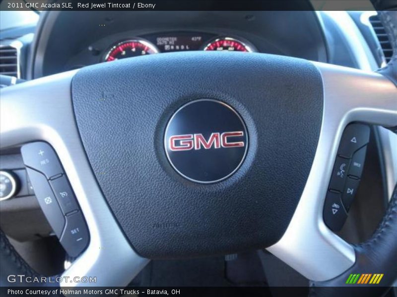 Red Jewel Tintcoat / Ebony 2011 GMC Acadia SLE