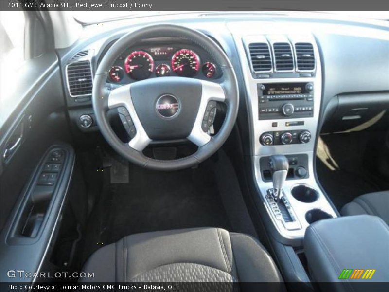 Red Jewel Tintcoat / Ebony 2011 GMC Acadia SLE