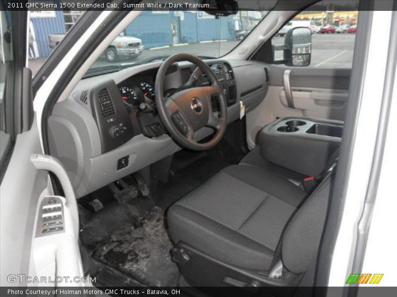  2011 Sierra 1500 Extended Cab Dark Titanium Interior