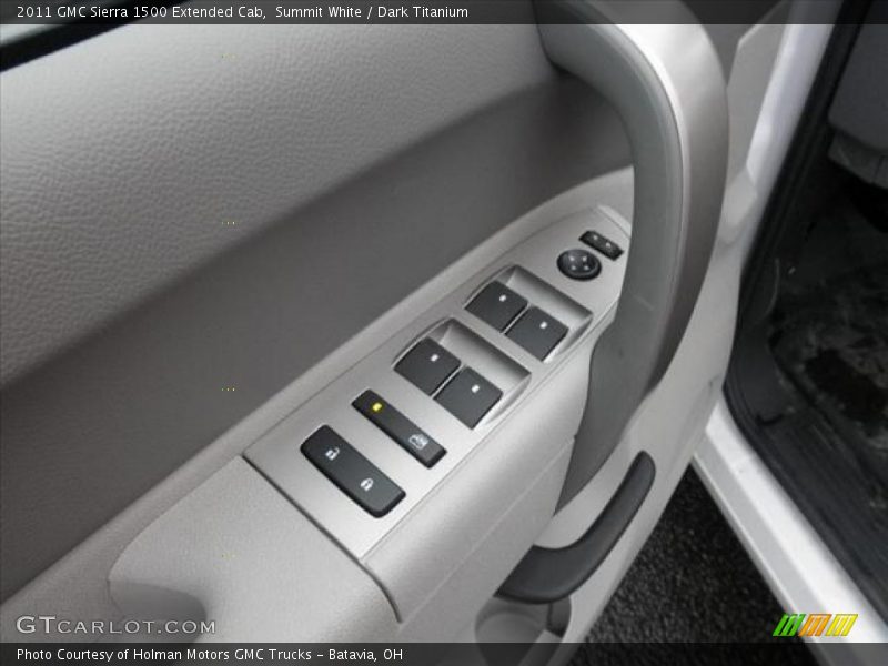 Summit White / Dark Titanium 2011 GMC Sierra 1500 Extended Cab