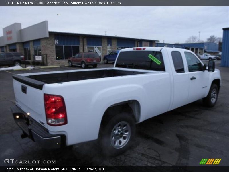 Summit White / Dark Titanium 2011 GMC Sierra 1500 Extended Cab