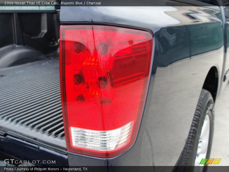 Majestic Blue / Charcoal 2009 Nissan Titan XE Crew Cab