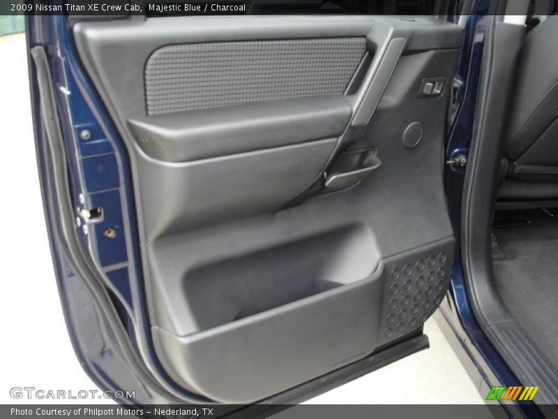Majestic Blue / Charcoal 2009 Nissan Titan XE Crew Cab