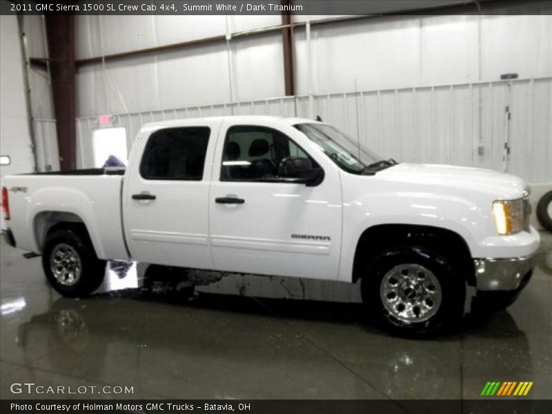 Summit White / Dark Titanium 2011 GMC Sierra 1500 SL Crew Cab 4x4