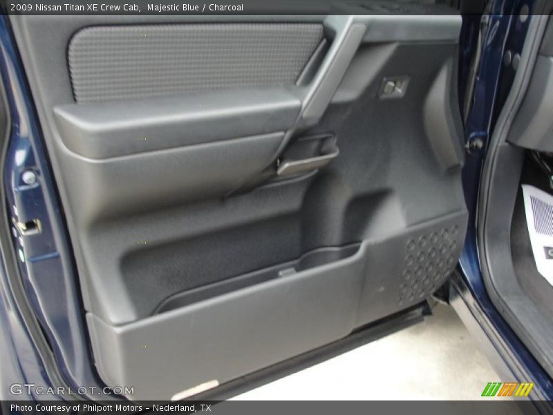 Majestic Blue / Charcoal 2009 Nissan Titan XE Crew Cab
