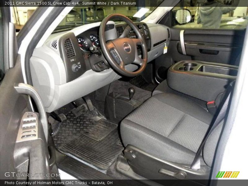 Summit White / Dark Titanium 2011 GMC Sierra 1500 SL Crew Cab 4x4