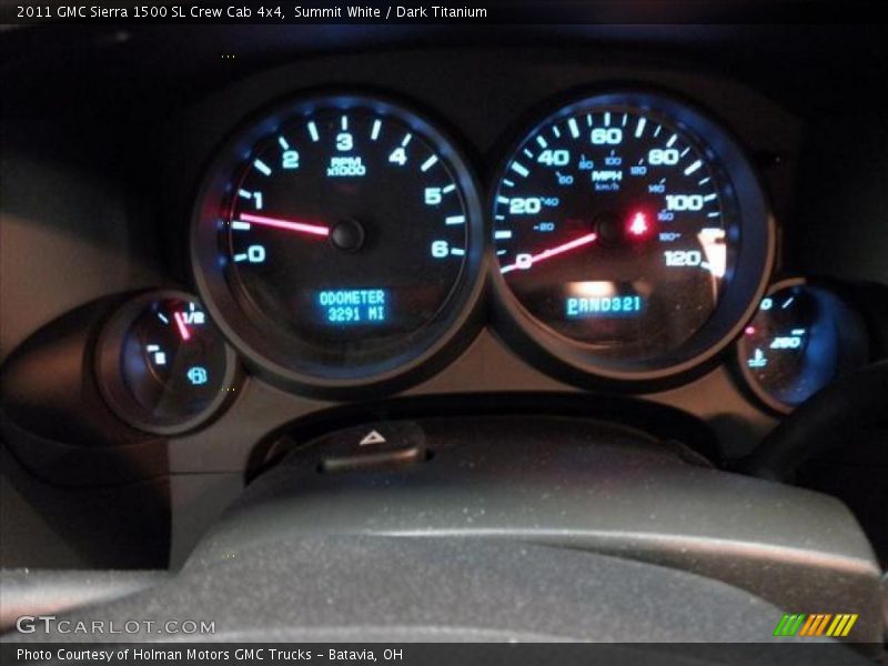 Summit White / Dark Titanium 2011 GMC Sierra 1500 SL Crew Cab 4x4