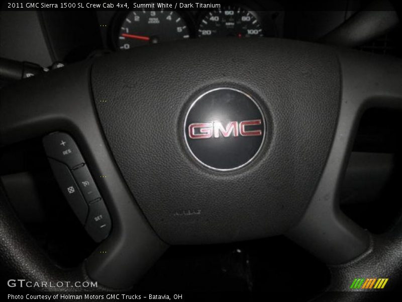 Summit White / Dark Titanium 2011 GMC Sierra 1500 SL Crew Cab 4x4