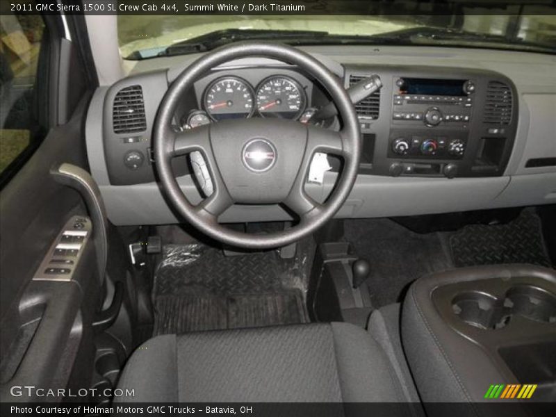 Summit White / Dark Titanium 2011 GMC Sierra 1500 SL Crew Cab 4x4