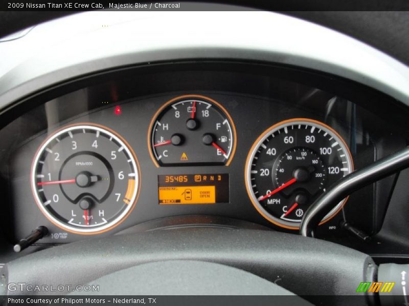  2009 Titan XE Crew Cab XE Crew Cab Gauges