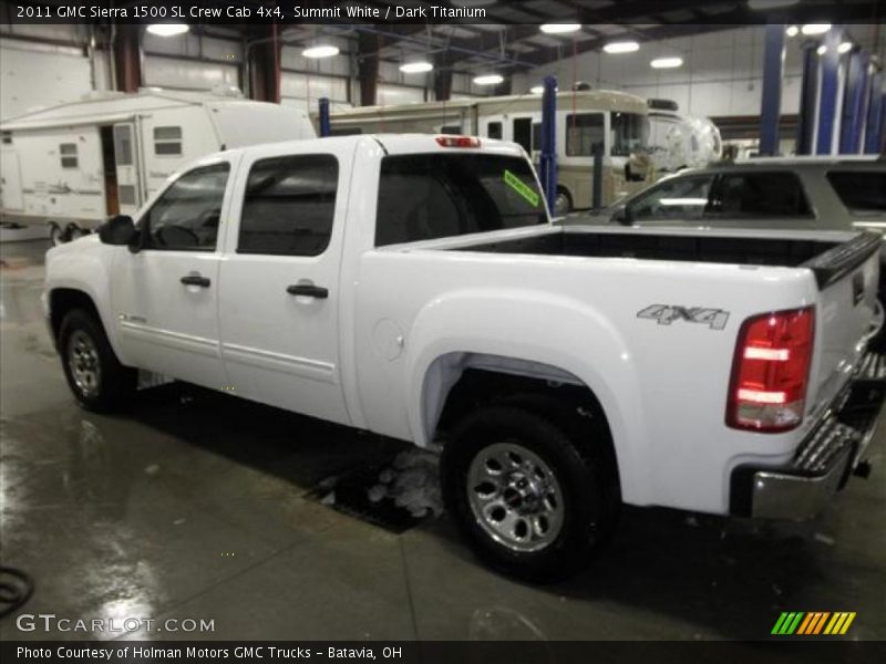 Summit White / Dark Titanium 2011 GMC Sierra 1500 SL Crew Cab 4x4