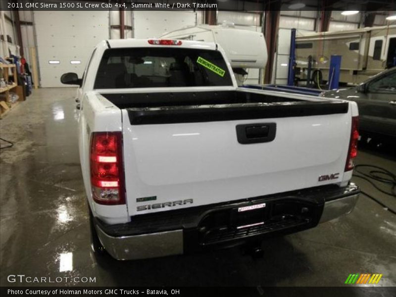 Summit White / Dark Titanium 2011 GMC Sierra 1500 SL Crew Cab 4x4