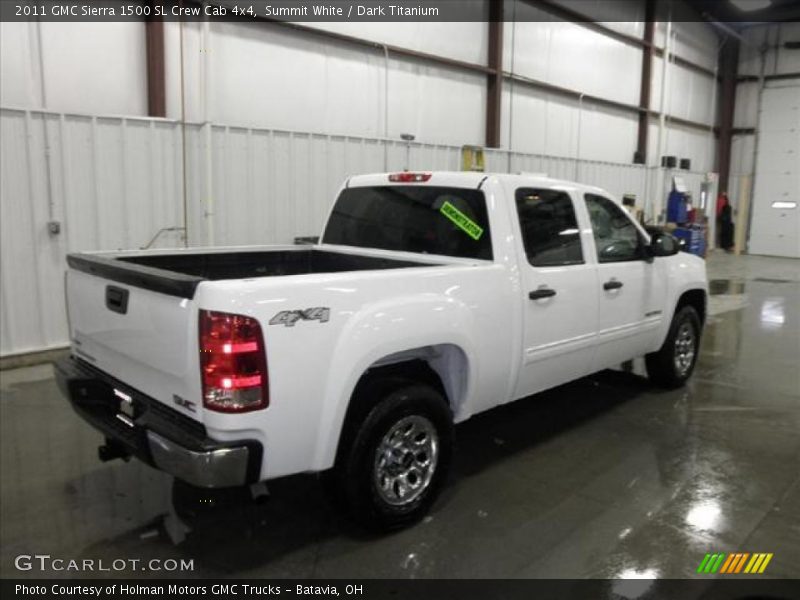 Summit White / Dark Titanium 2011 GMC Sierra 1500 SL Crew Cab 4x4