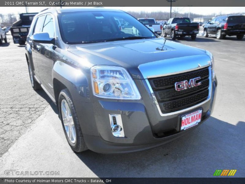 Cyber Gray Metallic / Jet Black 2011 GMC Terrain SLT