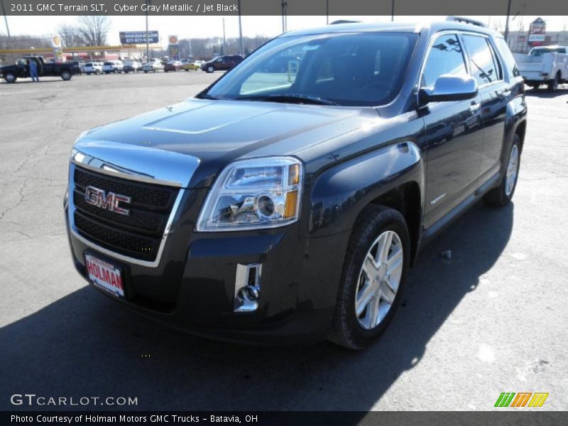 Cyber Gray Metallic / Jet Black 2011 GMC Terrain SLT