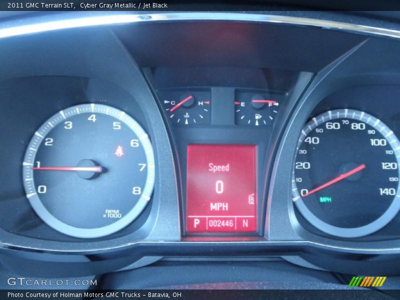 Cyber Gray Metallic / Jet Black 2011 GMC Terrain SLT