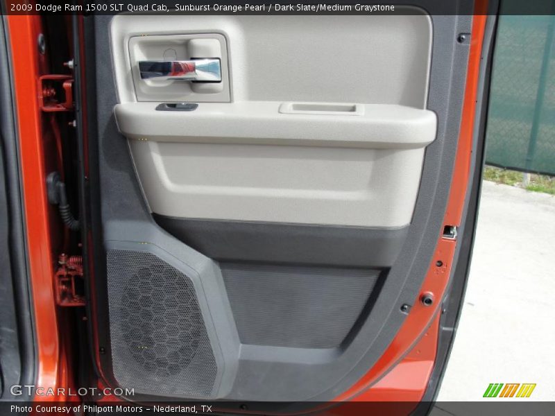 Sunburst Orange Pearl / Dark Slate/Medium Graystone 2009 Dodge Ram 1500 SLT Quad Cab