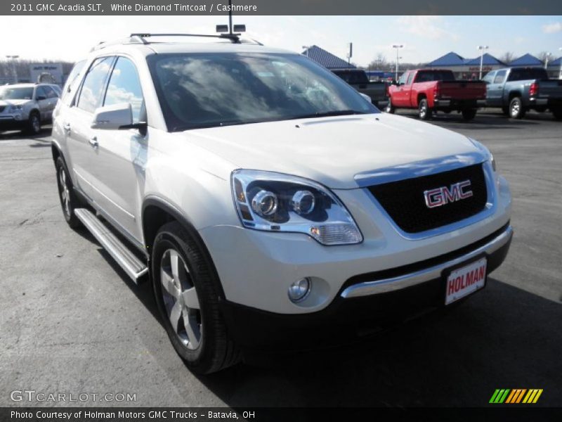 White Diamond Tintcoat / Cashmere 2011 GMC Acadia SLT