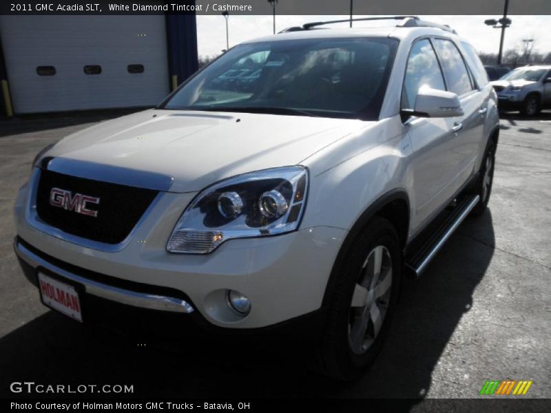 White Diamond Tintcoat / Cashmere 2011 GMC Acadia SLT