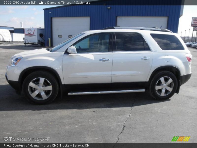 White Diamond Tintcoat / Cashmere 2011 GMC Acadia SLT