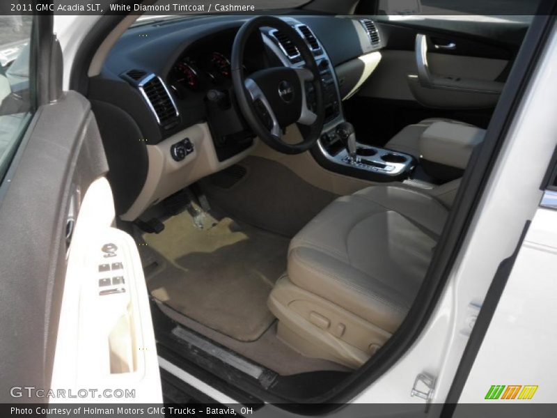 White Diamond Tintcoat / Cashmere 2011 GMC Acadia SLT