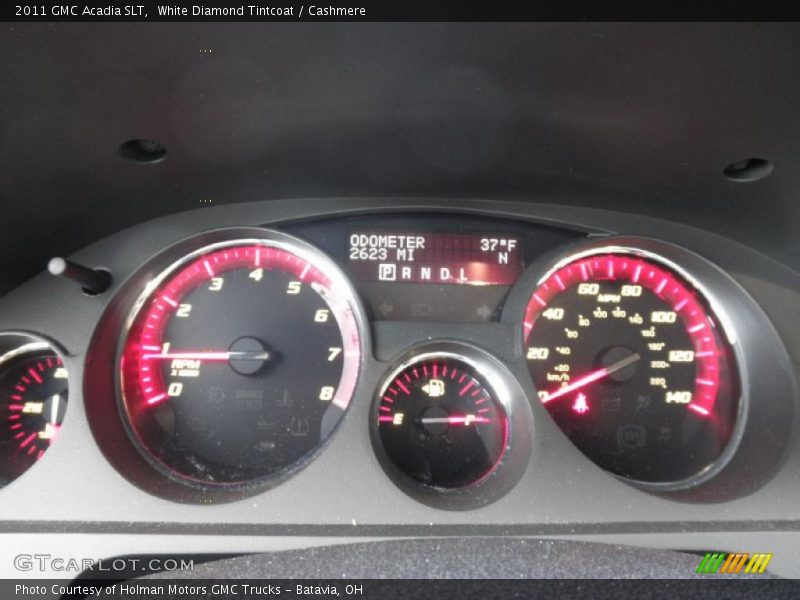 White Diamond Tintcoat / Cashmere 2011 GMC Acadia SLT