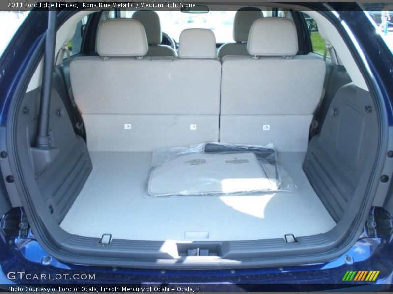 Kona Blue Metallic / Medium Light Stone 2011 Ford Edge Limited