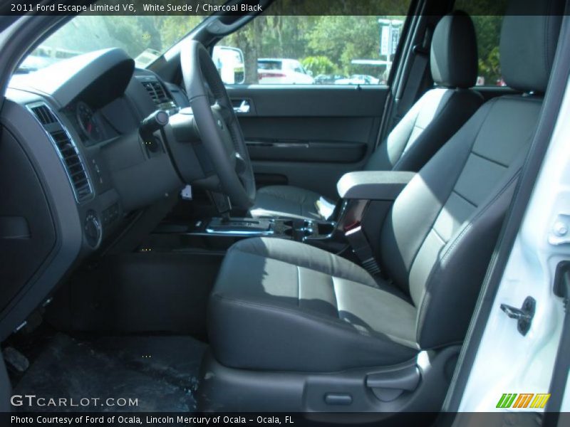 White Suede / Charcoal Black 2011 Ford Escape Limited V6