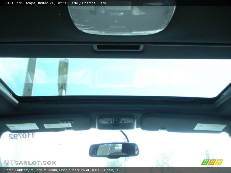White Suede / Charcoal Black 2011 Ford Escape Limited V6