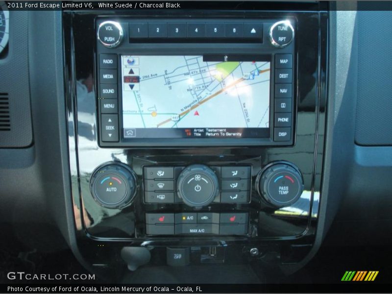 White Suede / Charcoal Black 2011 Ford Escape Limited V6