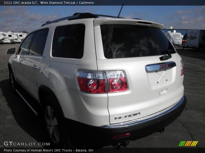 White Diamond Tintcoat / Cashmere 2011 GMC Acadia SLT