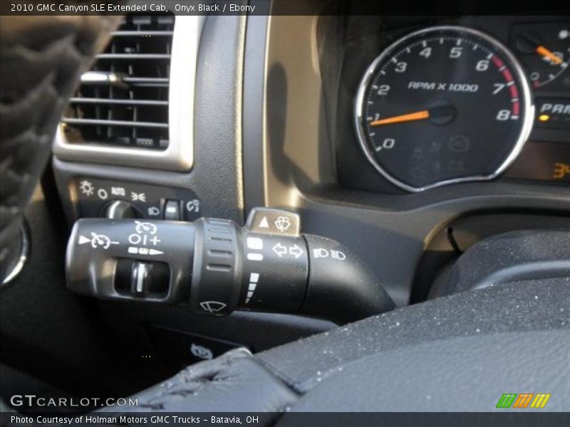 Onyx Black / Ebony 2010 GMC Canyon SLE Extended Cab