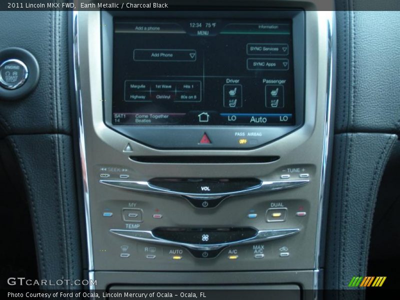 Earth Metallic / Charcoal Black 2011 Lincoln MKX FWD