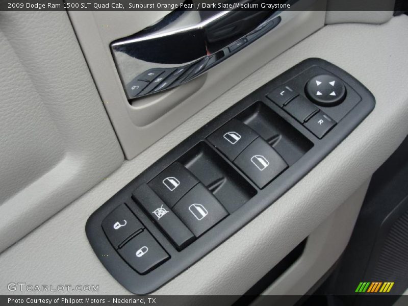 Sunburst Orange Pearl / Dark Slate/Medium Graystone 2009 Dodge Ram 1500 SLT Quad Cab