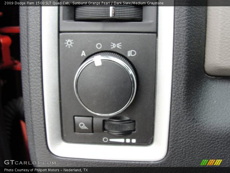 Sunburst Orange Pearl / Dark Slate/Medium Graystone 2009 Dodge Ram 1500 SLT Quad Cab