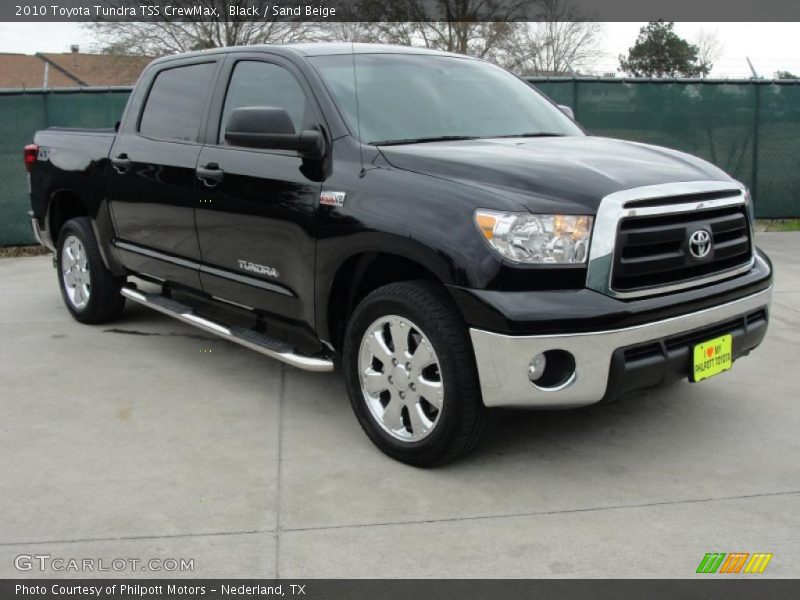 Black / Sand Beige 2010 Toyota Tundra TSS CrewMax