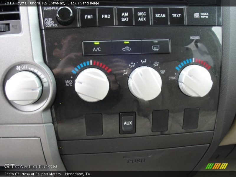 Controls of 2010 Tundra TSS CrewMax