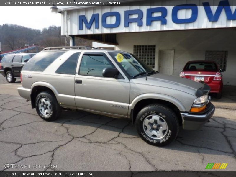 Light Pewter Metallic / Graphite 2001 Chevrolet Blazer LS ZR2 4x4