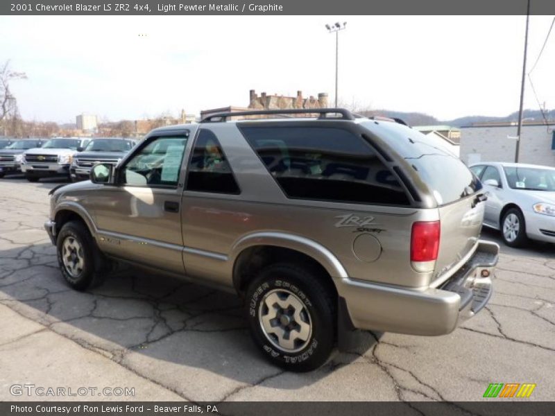 Light Pewter Metallic / Graphite 2001 Chevrolet Blazer LS ZR2 4x4