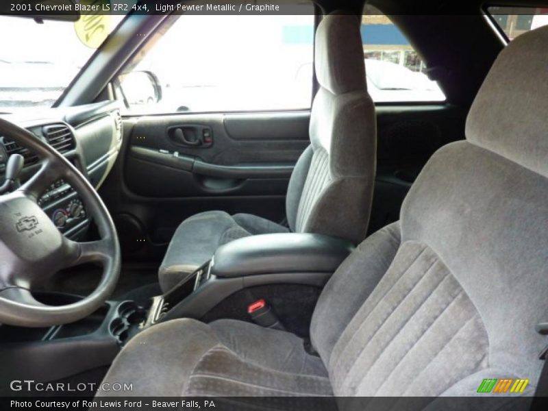 Light Pewter Metallic / Graphite 2001 Chevrolet Blazer LS ZR2 4x4