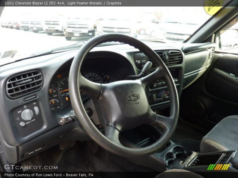 Light Pewter Metallic / Graphite 2001 Chevrolet Blazer LS ZR2 4x4
